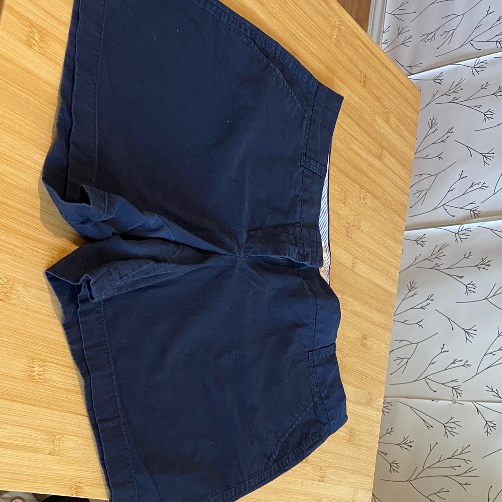 J. Crew Navy Cotton Chino Shorts